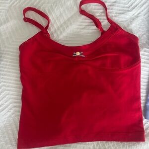 Free People Intimately | Wear It Out Tank | Cherry Red